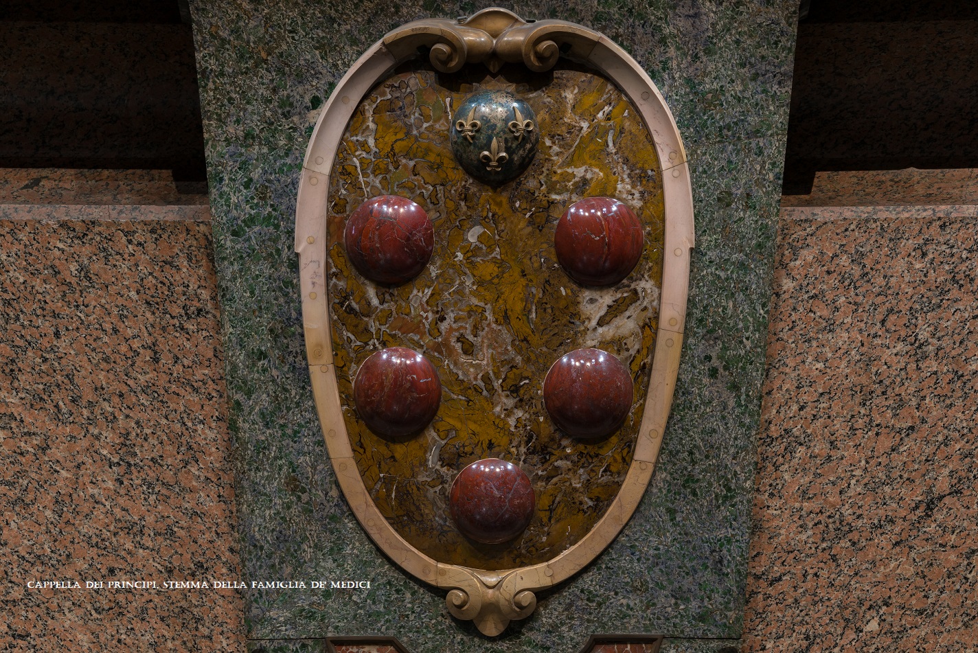 Cappella dei Principi, stemma dei de' Medici